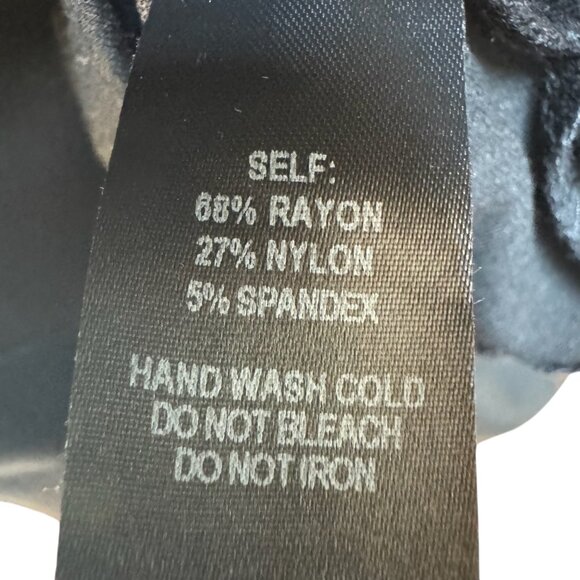 Lulus Top Black Off-Shoulder Asymmetrical Hem Peplum Edgy Dark Fairy S - Picture 6 of 6